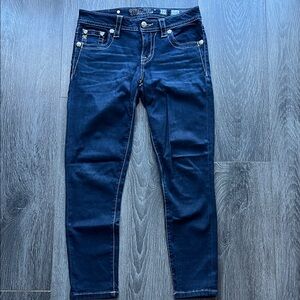 Miss Me Dark Blue Skinny Jeans